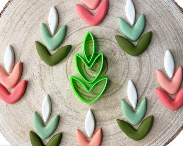 Polymer Clay Leaves Cutter Set 4