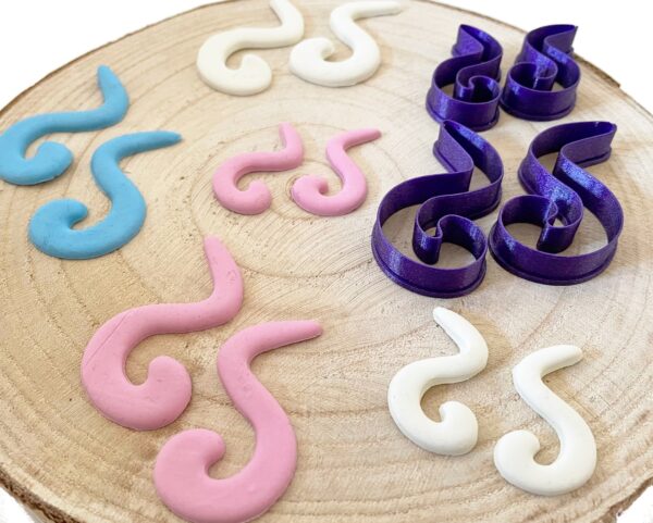 Polymer Clay Abstract Earing Cutter Set 3