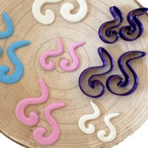 Polymer Clay Abstract Earing Cutter Set