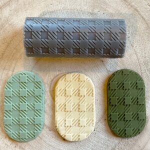 Polymer Clay Checkered Texture Roller