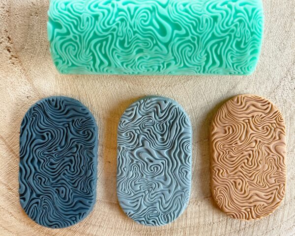 Polymer Clay Waves Texture Roller