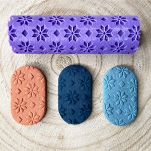 Polymer Clay Snow Flakes Texture Roller