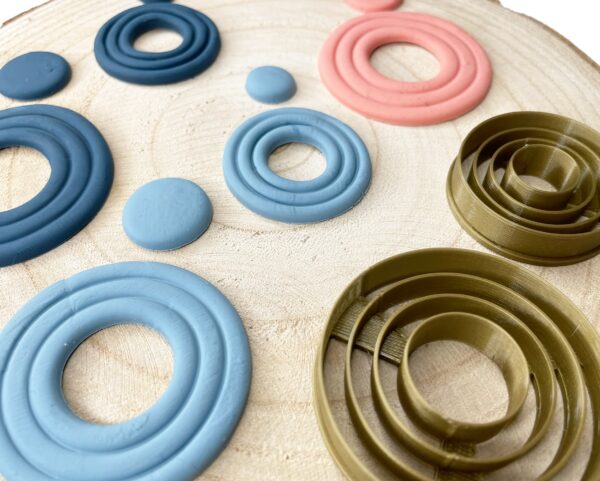 Polymer Clay Concentric Circles Cutter