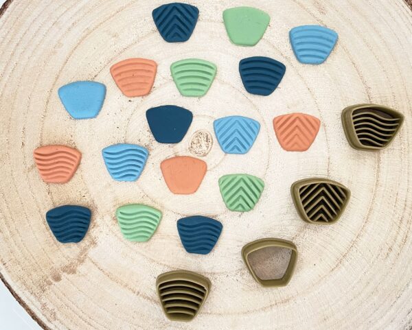 Polymer Clay Embossed Studs Cutter Set