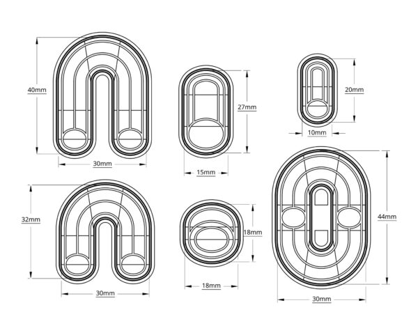 Polymer Clay Embossing Artdeco Cutter 4