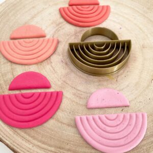 Polymer Clay Half Circle Cutter 2 1