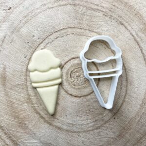 Polymer Clay Ice Cream Cone Cutter