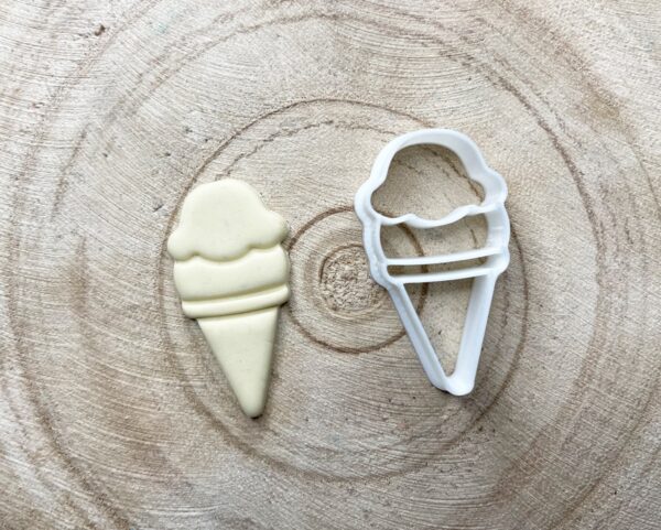 Polymer Clay Ice Cream Cone Cutter