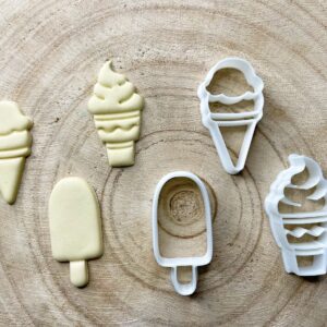 Polymer Clay Ice Cream Cutter Set