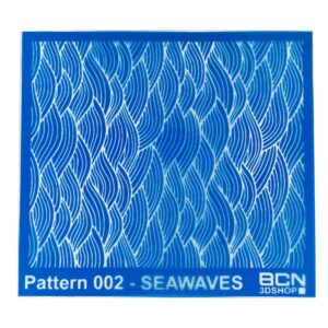 Sea Waves Pattern Silk Screen