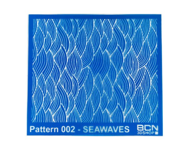 Sea Waves Pattern Silk Screen